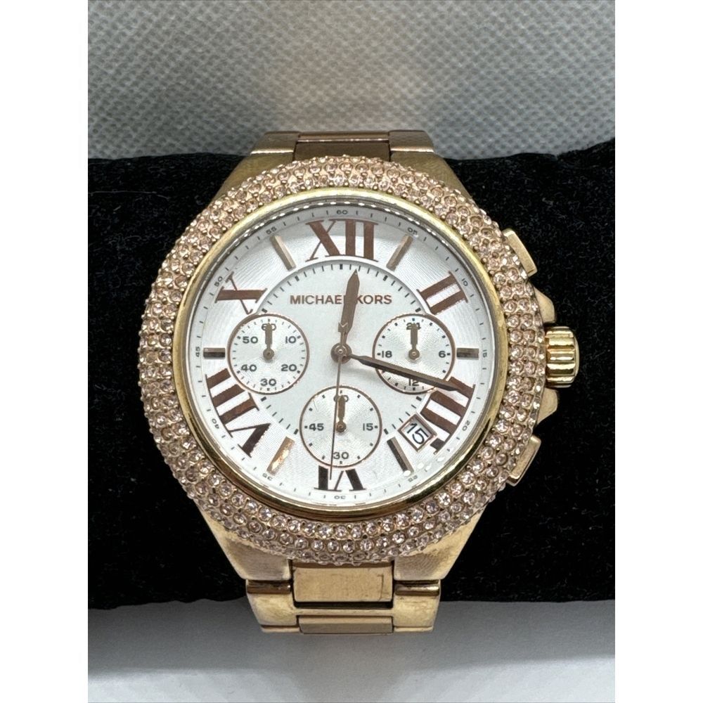Michael Kors Camille MK5636 Womens Gold Stainless Steel Analog Dial Watch JNA867